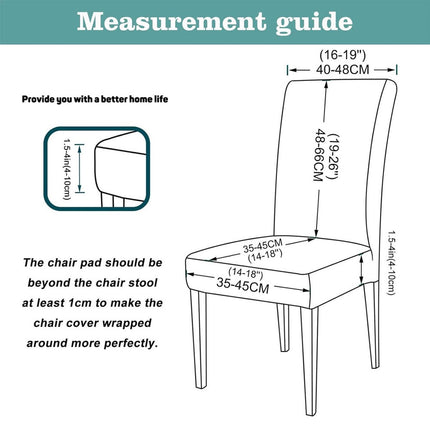 Chair Covers - 4 Pieces - Dining Room Chair Cover - Sofa Cover - Chair Covers for Dining Chairs - Chair Protectors - Stretch Chair Covers - Chair Cover - Water-Repellent - Office and Home Use - Cover - Protect Your Chairs Stylishly - Light Grey.