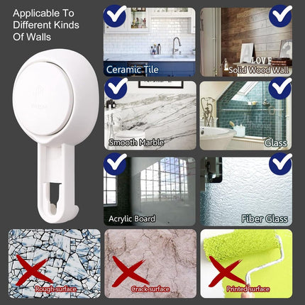 Soap Dish with Suction Cup - Soap Holder - Removable - Bathroom Accessories - 2 Layers - Hanging or Standing - Soap Dish - Soap Holders - Soap - Hanging Soap Holder Without Drilling - Small Soap Dish & Shampoo Bar Holder - Shower - Bathroom - Kitchen - Wh.