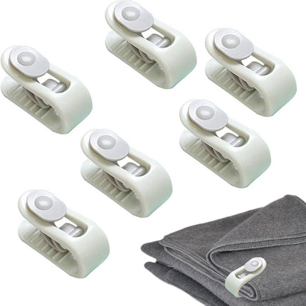 10 Pieces - Duvet Clamps - Duvet Clips - Sturdy Duvet Clips - Duvet Pegs - Clamps - Clips - Blankets - Sheets - Prevents Your Duvet from Shifting - Bed Sheet Tensioners - Bed Sheet Clips.