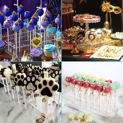 Cake Pop Baking Mold - 21 Holes - Lollipop Display Stand - Lollipop Holder - Cake Pop Maker - Cake Pop Set - Cake Pop Holder - Cake Pop Sticks - Pop Cake Maker - Candy - Decoration - for /Carnival /Party /Holiday /Halloween /Christmas(No candy).