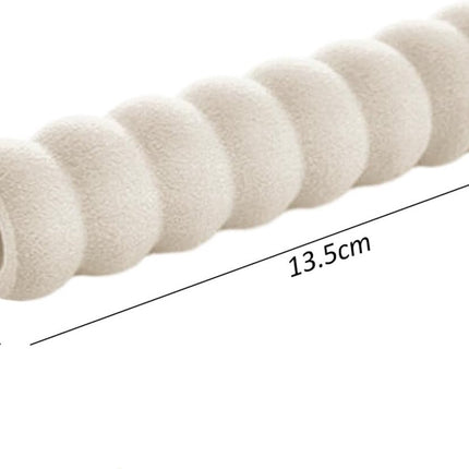 Door Stop - 4 Pieces - Wall Protector - Door Handle Protective Cover - Door Handle Buffers - Flexible Door Stoppers - Foam Door Handle Protector - Door Hardware - Bumper - Child Safety - Foam Rubber - White.