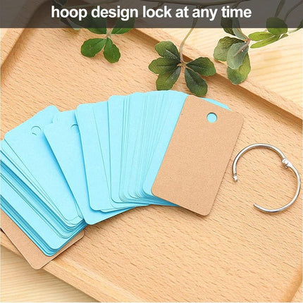 Index Cards - 4 Colors - Flashcards - Flashcards - Vocabulary Cards - Lined - Colorful Learning Cards - Flashcards 200 Pieces - Learning Vocabulary with Rings - Learning Cards - For On the Go - Learning Notes - School Supplies - Home - Office.
