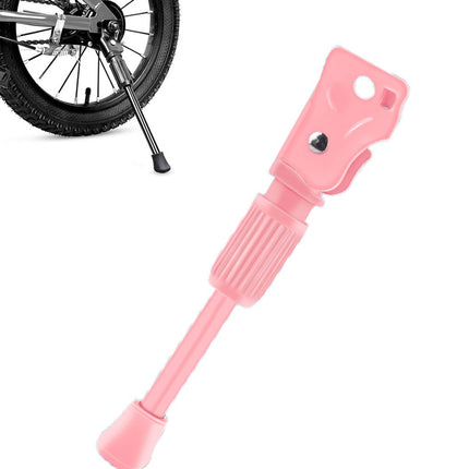 14 Inch - Bicycle Stand for Children's Bikes - MTB Kickstand - Single Bicycle Stand - Bicycle Accessories for Children - Bicycle Stand - Side Stand for Bicycles - Bicycle, E-Bike, City Bike & Mountain Bike - Pink - Easy to Install