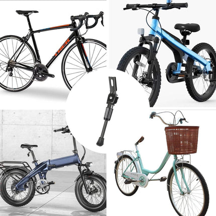 14 Inch - Bicycle Stand for Children's Bikes - MTB Kickstand - Single Bicycle Stand - Bicycle Accessories for Children - Bicycle Stand - Side Stand for Bicycles - Bicycle, E-Bike, City Bike & Mountain Bike - Pink - Easy to Install.