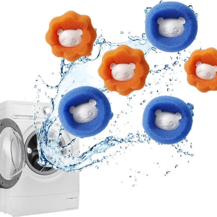 Washing Machine Laundry Balls - 12 Pieces - Laundry Ball - Anti-Hair - Dryer Ball - Fabric Softener Ball - Dryer Ball - Anti-Rolling Laundry Ball - Cleaning Supplies - Household Gadgets - Reusable - Hair Catcher - Anti-Flint - For Washing Machine/Dryer.