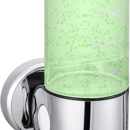 Wall-Mounted Soap Dispenser - 500ml - Stainless Steel - Shampoo Dispenser - Large Capacity - Refillable - Portable - Durable - Hanging Soap Dispenser - Soap Pump - Soap Pump - Bathroom Accessories - With Screws - Easy to Install - For Bathroom, Hotel, Kit.