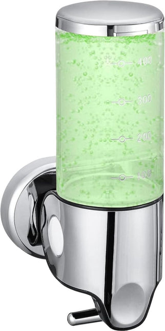 Wall-Mounted Soap Dispenser - 500ml - Stainless Steel - Shampoo Dispenser - Large Capacity - Refillable - Portable - Durable - Hanging Soap Dispenser - Soap Pump - Soap Pump - Bathroom Accessories - With Screws - Easy to Install - For Bathroom, Hotel, Kit.
