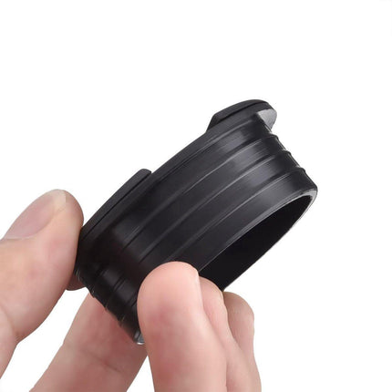 Desk cable grommet - 6 pieces - Ø 45mm - Cable grommet - ABS - Desk cable grommet - Desk end caps - Cable Organizer - Desk cable tray - Plastic cap with opening - Round - Cable organizer - Black - Sustainable - Neat.