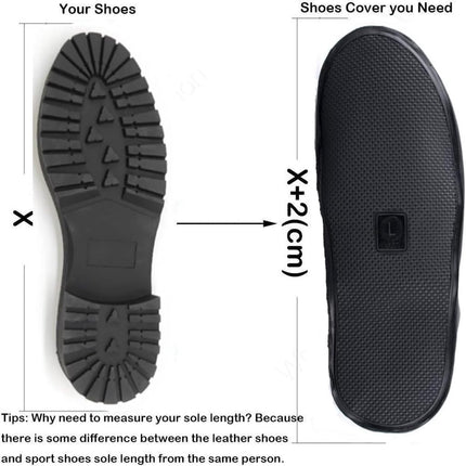 Waterproof Shoe Covers - Rain Shoe Covers - With Zipper and Drawstring - Waterproof Shoe Protectors - Motorcycle Scooter Bicycle Shoe Cover - Shoe Rain Cover - Shoe Cover - Shoe Covers - Anti-Slip - Size 39-40 - Black.