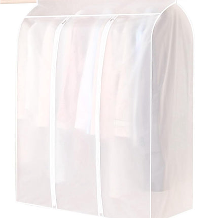 Garment Cover - Storage Bag - 90x100x50cm - Garment Bags with Zipper - Breathable & Dustproof - Transparent Window - Three-dimensional Dust Cover - Clothing Protective Bags - Wider, Sleeker, Moisture, Waterproof - Storage Bags for Clothing - Dresses/ Coat.