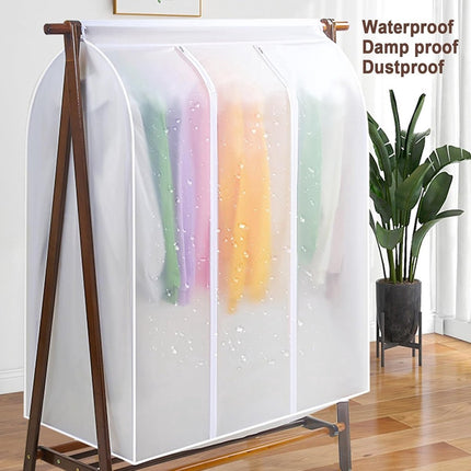 Garment Cover - Storage Bag - 90x100x50cm - Garment Bags with Zipper - Breathable & Dustproof - Transparent Window - Three-dimensional Dust Cover - Clothing Protective Bags - Wider, Sleeker, Moisture, Waterproof - Storage Bags for Clothing - Dresses/ Coat.