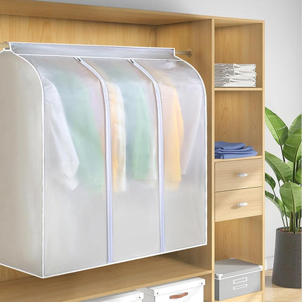 Garment Cover - Storage Bag - 90x100x50cm - Garment Bags with Zipper - Breathable & Dustproof - Transparent Window - Three-dimensional Dust Cover - Clothing Protective Bags - Wider, Sleeker, Moisture, Waterproof - Storage Bags for Clothing - Dresses/ Coat.