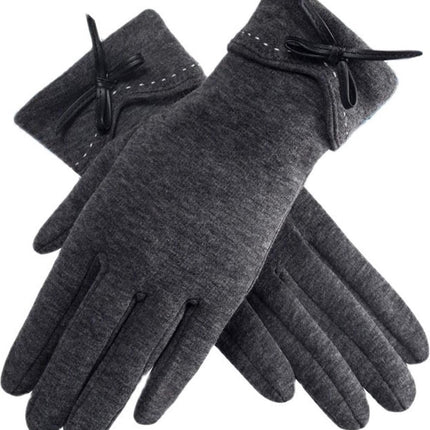 Thermal Gloves - Winter Sports - Thermal - Waterproof - Autumn - Winter Gloves Women's Thin Section Keep Warm - Touchscreen Single Layer - Windproof Cycling - Tie Nice Elasticity Gloves