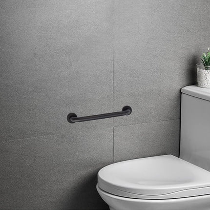 Wall Grab Bar - Extra Grip - Handle / Wall Grab Bar for Bathroom / Shower / Toilet - 40 Cm - Toilet Grab Bar - Bath Grab Bar - Shower Grab Bar - Non-Slip Grab Bar - Bathroom Handle - Bathroom - Stairs - Complete Installation Accessories - Matte Black.