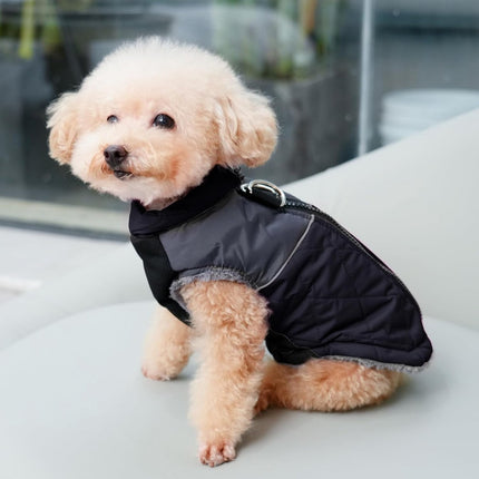 Dog Coat - Dog Raincoat - Dog Sweater - Warm Dog Windproof Coat - Waterproof Dog Winter Coat - Lined Dog Coat with Zipper - Size XS - Extra Warm - Coat - Pet Clothing - Black - Suitable for Dogs Indoors and Outdoors Camping Walking.