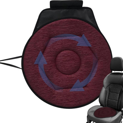 Swivel Cushion - ø 40 Cm - Flexible Swivel Cushion - Flexible Swivel Disc - Swivel Cushion - Wheelchair Cushion - Anti-slip - Car Entry Aid - Rotation Cushion - Pregnant Woman / Elderly - Aid for Turning and Moving in Car, Chair or Bed.
