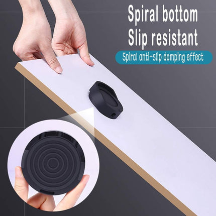 Vibration Dampers Washing Machine / Dryer - Set of 4 Pieces - Extra Thick - Stackable - Washing Machine Dampers - Washing Machine Riser - Dryer Feet - Suitable for Washing Machine and Dryer - Non-Slip Rubber - Black.