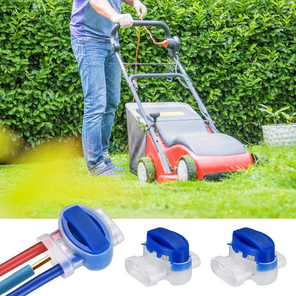 Gel Connector - 25 Pieces - Cable Connector - Model 314 - Boundary Wire - Perimeter Wire Connectors - Robotic Mower Wire Connector - Waterproof Cable Clamp - for Robotic Mowers / Garden / Outdoor / Car - Gel-Filled Splice Connector.