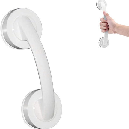 Small Handle with Suction Cup - Handle with Suction Cup - No Drilling Required Shower Support - Bathroom Wall Grab Bar - Suitable for Shower and Toilet - Safety Handle - Moisture Resistant - Handle for the Elderly and Children.