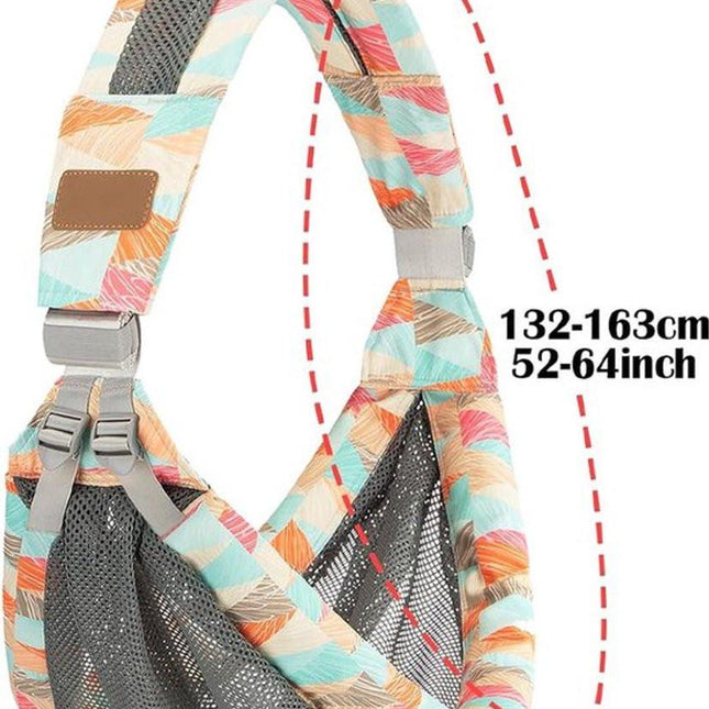 Baby Carrier - Ergonomic Baby Carrier - Front Carrier - Baby From Birth To 3 Years - Hip Carrier - Baby Carrier - Baby Carrier - Baby and Toddler Hip Seat - Comfortable & Fast - Breathable - Adjustable - For Front, Hip and Back - Colorful.