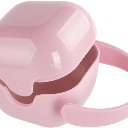 Pacifier Storage Container - Pacifier Box - Easy to Take Anywhere - Pacifier Carrier Bag - Pacifier Storage Box - Pacifier Storage Boxes - Green+Pink - 2 Pieces.