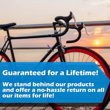 Handlebar Tape - Professional Self-Adhesive Handlebar Tape - High Grip and Shock Absorption - Anti-Slip - Cycling, Gravel Bike, Road Bike - Stretch Material - Universal - Ideal for Motorcycle / Bicycle / Scooter / Everyday Cyclists / Cycling Enthusiasts -.