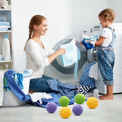 Dryer Balls 9 Pieces - Dryer Balls - Laundry Balls for Dryers - Dryer Balls - Dryer - Fabric Softener - Anti-Wrinkle - Laundry Balls for Washing Machine - Reusable - Reduce Wrinkles and Stickiness - For Cleaning Household Clothes.