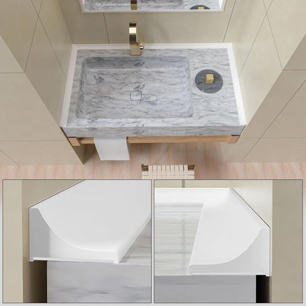 Water Threshold 200cm White - Shower Thresholds - Self-Adhesive Shower Water Barrier - Compact - Sanitary Water Stopper - Shower Threshold - Water Stopper - Shower - Bath - Leakage - Water Barrier - Mold - Sanitary - Anti-Water Strip - Foldable Shower Wat.