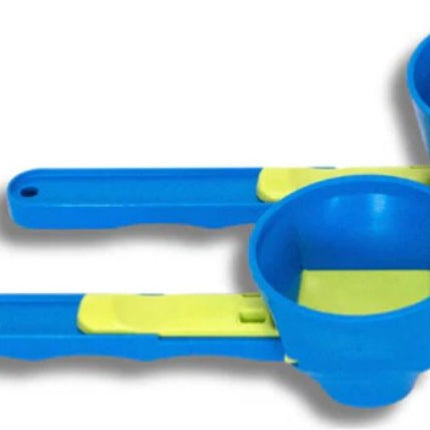 Measuring Spoon - Measuring Spoons - Measuring Spoons - Coffee Measuring Spoon - Coffee- Measuring Spoon - Coffee Scoop - Plastic - Blue - For Precise Weighing and Measuring.