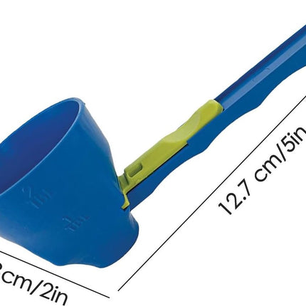 Measuring Spoon - Measuring Spoons - Measuring Spoons - Coffee Measuring Spoon - Coffee- Measuring Spoon - Coffee Scoop - Plastic - Blue - For Precise Weighing and Measuring.