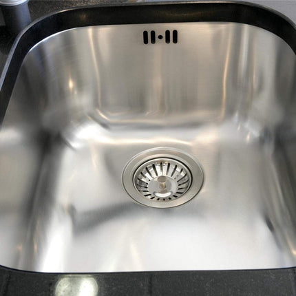 Kitchen Sink Drain Plug 80 mm - 2 Pieces Basket Plug - Sink Strainer Drain Stopper for the Kitchen - Stainless Steel - Universal - Drain Stopper - Sink Strainer - Sink Strainer - Sink Plug - Strainer - Unclog - Washbasin - No Blockage.