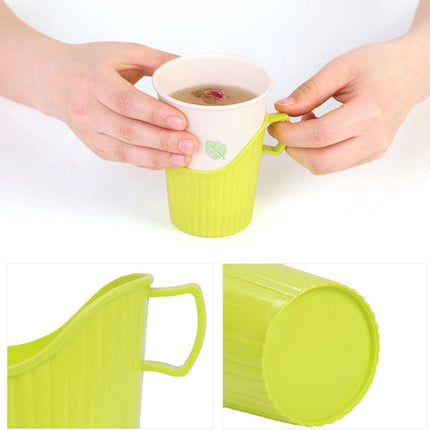 Cup Holders - 20 Pieces - Cup Holder - Burn Resistant - Heat Resistant Cup Cover Holder - Plastic - Stackable - Festival - Camping - Suitable for Disposable Cups - Multifunctional - Plastic - For Office/Home/Gym/Bathroom Use.