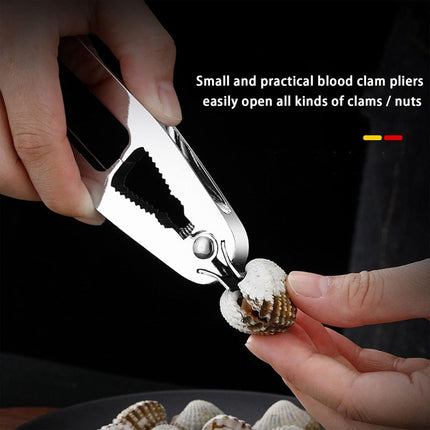 Nutcracker - Professional nutcrackers - Multifunctional Christmas Nutcracker - Portable Walnut Cracker - High-quality Walnut Cracker - Blood Shell - Clam Opener Walnut Clip - Tongs Blood Shell Clip - kitchen utensil - tool - Stainless Steel.