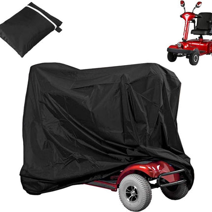 Mobility Scooter Protective Cover - Cover for Mobility Scooter - Mobility Scooter Cover - With Storage Bag - 140 x 66 x 91 cm - Protective Cover - Rain Cover - Cover - For Mobility - Scooter - Waterproof - Protects Against Dust - Dirt - Snow - Sunlight -.