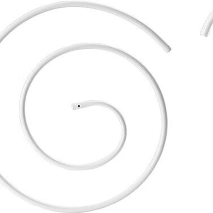 Spiral Hanger - Diameter 45cm - Drying Function - Duvet Cover Hanger - Multifunctional Storage - Spiral Quilt Drying Rack - Space-Saving Hangers for Sheets Bedspreads Coverlets Mattresses Tablecloths Sofa Covers Blankets Scarves Capes - White - 1 Piece.