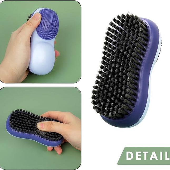 Hand Brush - Cleaning Brush - Cleaning Supplies - Hand Scrubbers - Soft Bristle Cleaning Brush - Scrubbing Brushes - Reusable Washing Brush for Washing Shoes - Multifunctional Cleaning Brush - For Cleaning Bathroom, Kitchen, Scho.