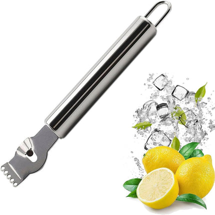 Citrus Grater - Multifunctional Lemon Peeler - Portable Grater - Lemon Zester - Citrus Fruit Grater - Orange Grater - Fruit Grater - Peeler - Lemon Zester - For /Apple Orange Citrus Lemon Potato Peeler - Stainless Steel.