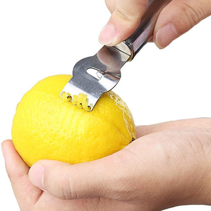 Citrus Grater - Multifunctional Lemon Peeler - Portable Grater - Lemon Zester - Citrus Fruit Grater - Orange Grater - Fruit Grater - Peeler - Lemon Zester - For /Apple Orange Citrus Lemon Potato Peeler - Stainless Steel.