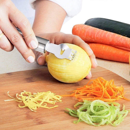 Citrus Grater - Multifunctional Lemon Peeler - Portable Grater - Lemon Zester - Citrus Fruit Grater - Orange Grater - Fruit Grater - Peeler - Lemon Zester - For /Apple Orange Citrus Lemon Potato Peeler - Stainless Steel.