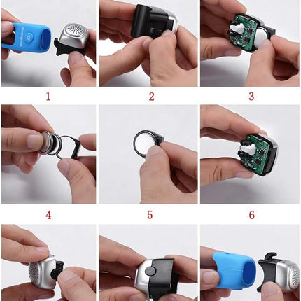 Bicycle Bell - Professional Electronic Bicycle Bell - Waterproof Electronic Bicycle Horn - Loud Bicycle Bell - Simple Mounting - Silicone - Universal - Ideal for Bicycle / Scooter / Everyday Cyclists / Cycling Enthusiasts.