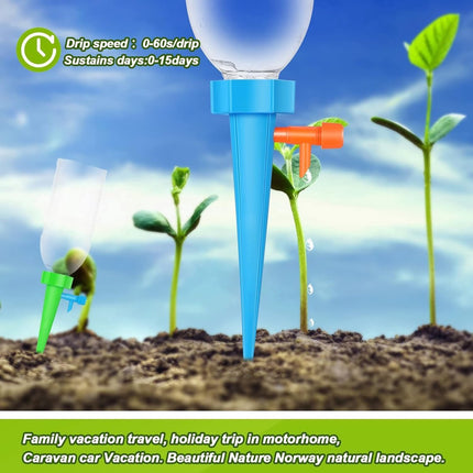 40x Water Dripper - Plant Watering System - Drip System - Watering System - Watering System - Water Ball - Watering System - Plant Ball - Automatic Watering Can - Drip System - Watering System - Blue / Green.