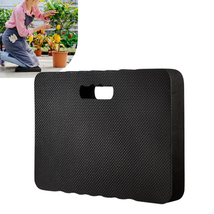 Garden Knee Pad - Extra Thick - Kneeling Mat - Knee Protector - Knee Cushion - Work Cushion - Knee Protection - Construction Protection - Garden Protection - Garden Aid - Garage - Yoga - 46x28x3.8 Cm - Black.