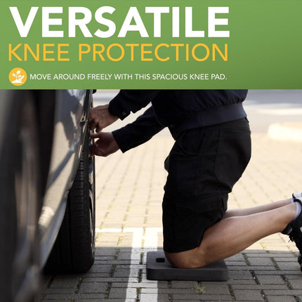 Garden Knee Pad - Extra Thick - Kneeling Mat - Knee Protector - Knee Cushion - Work Cushion - Knee Protection - Construction Protection - Garden Protection - Garden Aid - Garage - Yoga - 46x28x3.8 Cm - Black.