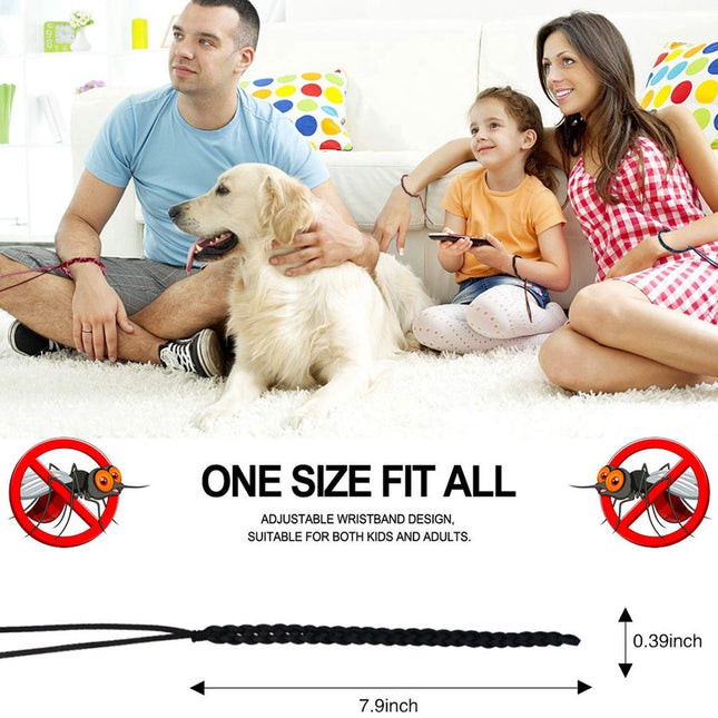 Anti-Mosquito Bracelet - 12 Pieces - Anti-Mosquito Bracelet - Insect-Repellent Wristband - Anti-Mosquito Stickers - Anti-Mosquito - Mosquito Protection - Anti-Mosquito - Mosquito Repellent - Suitable For Children Adults Camping Fishing Trip.