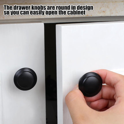 Handles - 18 Pieces - Cabinet Handles - Furniture Handles - Kitchen Handle - Antique Knobs - 30MM - Cabinet Handles - Kitchen Cabinet Handles - Furniture Handle - Kitchen Handle - Door Handle - Drawer Handle - Incl. Screws - Stainless Steel - Black - Mode.