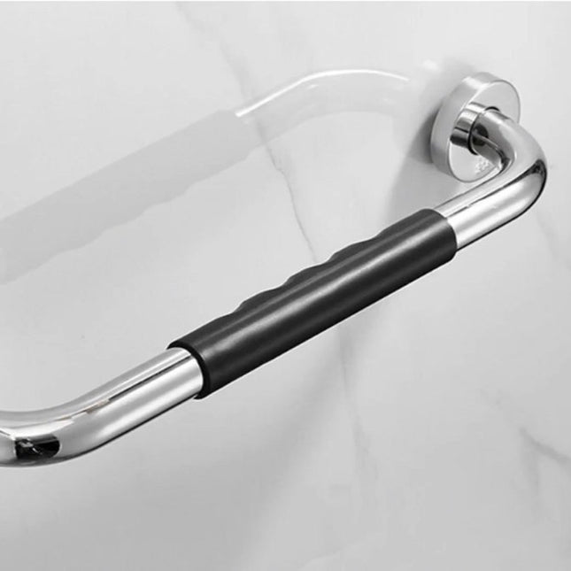 Wall Grab Bar - Extra Grip - Handle/Wall Grab Bar for Bathroom/Shower/Toilet - 30CM - Toilet Grab Bar - Bath Grab Bar - Shower Grab Bar - Non-Slip Grab Bar - Bathroom - Kitchen - Stairs - Kitchen Cabinet Handle - Furniture Hardware - Mounting Material Inc.
