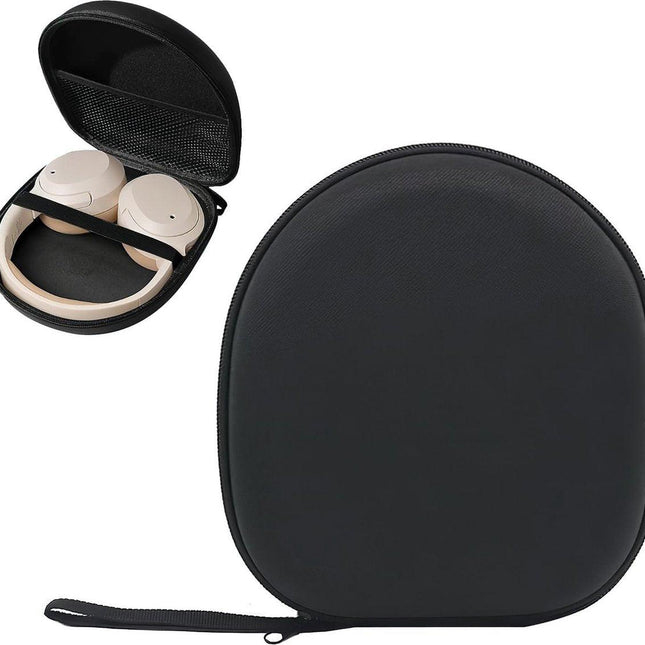 Headphone Case - Hard Protective Case - Headphone Case - Headphone Case - Headphone Cover - Protective Case - Carrying Case - On-Ear/Over-Ear - Waterproof - Shockproof - For Most Brands/Bluetooth/HiFi/Wired Headphones/Gaming Headset - Black.