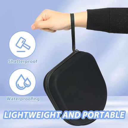 Headphone Case - Hard Protective Case - Headphone Case - Headphone Case - Headphone Cover - Protective Case - Carrying Case - On-Ear/Over-Ear - Waterproof - Shockproof - For Most Brands/Bluetooth/HiFi/Wired Headphones/Gaming Headset - Black.