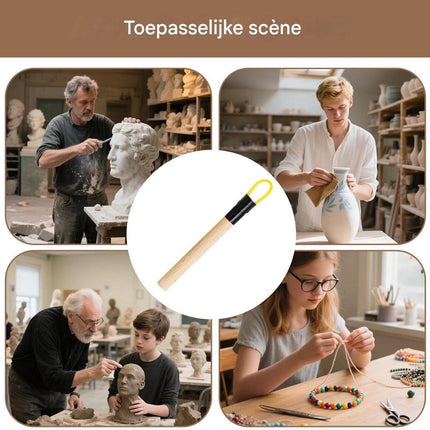 Clay Tools - Professional High Quality Pottery Modeling Modeling - Universal Modeling Tools - Sculpting - Earthenware Finishing Tools - Spatulas/Knives/Small Blades/Mirrets - for Beginners in Studios and Art Schools.