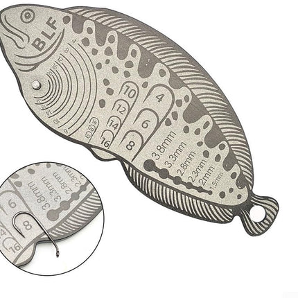 Fly Fishing - Professional Measuring Ruler - Portable Multifunctional - High Quality Fly Fishing - Fly Fishing - Fly Fishing - Handy Tool for Fishermen - Great Gift.